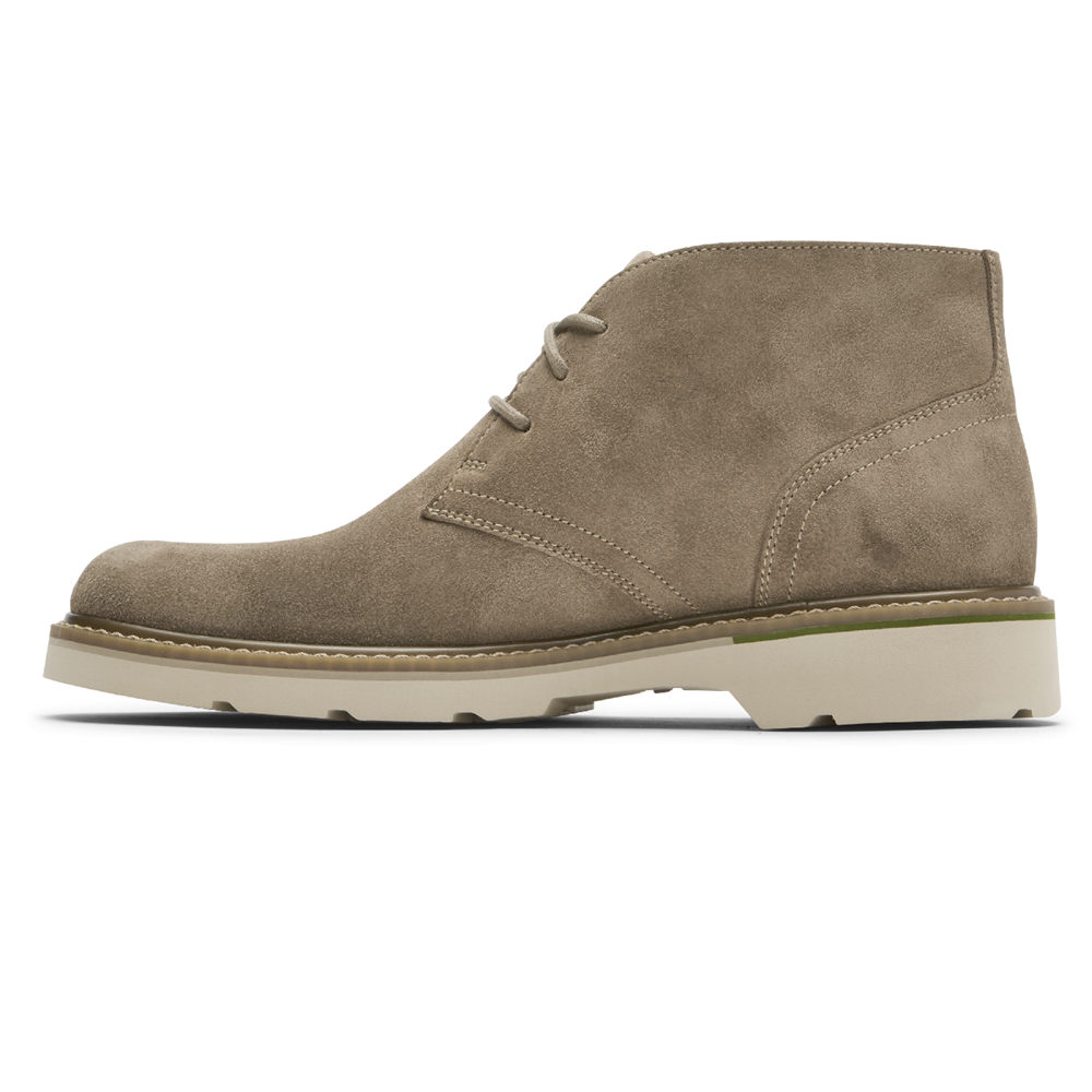 Rockport Støvler Herre Grå - Charlee Waterproof Chukka - ZJIK96712